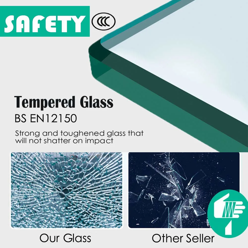 Sally 8mm Tempered Glass Quadrant Framed Round Shower Sliding Door Bathroom Enclosure