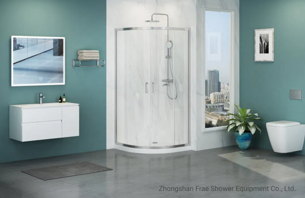 Best Sales Simple Quadrant Double Sliding Shower Enclosure