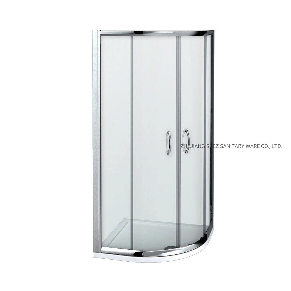 Easy Clean Folding Shower Enclosure Adjustable Aluminium Profile