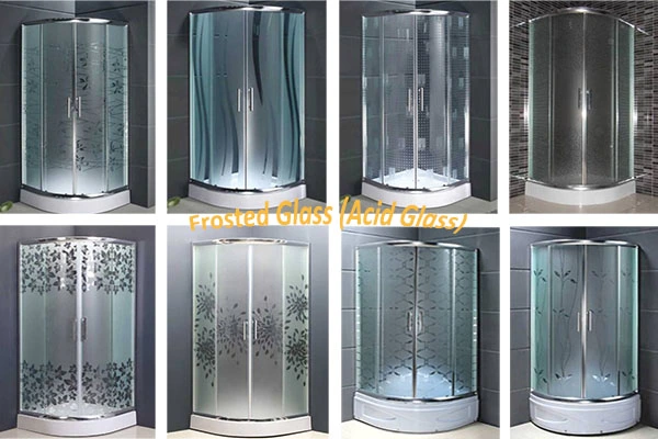 Hinged Frameless Tempered Glass Shower Door (BH803P)