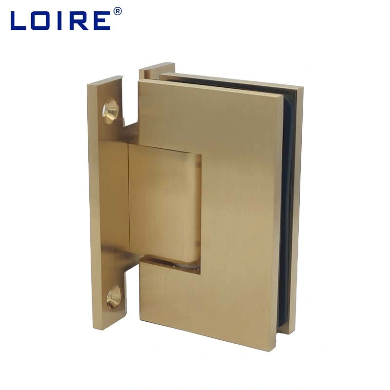 Loire Brass Stainless Steel Aluminum Hardware Wall Mount Standard Duty Shower Pivot Hinges Hardware Wall Mount Frameless Glass Door Shower Door