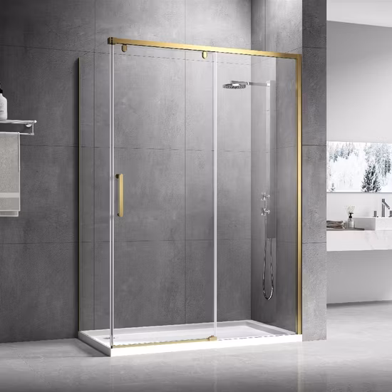 Shower Enclosure Door Cabin CE ANSI Bsen Custom Black Framed Glass Shower Doors Pivot Glass Shower Enclosure