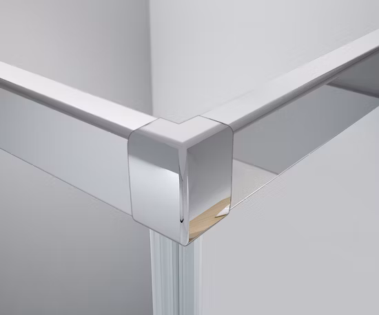 Corner Square Entry Double Sliding Shower Enclosure