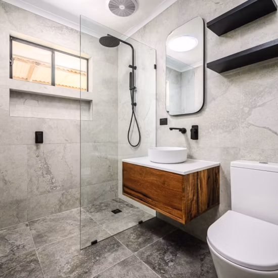 Frameless Shower Screen Black Walk in Shower Door Fixed Glass Panel 800