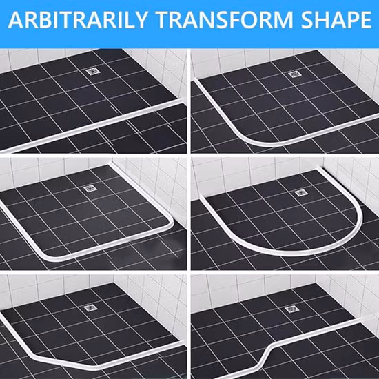 Waterproof Rubber PVC/Silicone Seal Strip for Bathroom Shower Glass Door