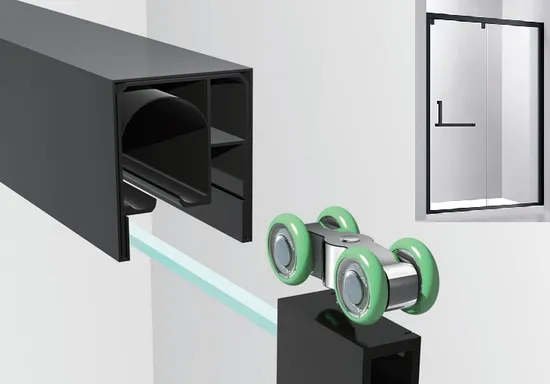 LED Light Modern Design Walk in Simple Shower Enclosure with BS 6206 Tempered Safety Glass for UK Market From China Top Quality Factory Direct Good Price