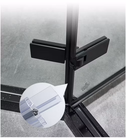 Promotional Diamond Shape Hinged Door Glass Shower Enclosure with Pull Handle (L5704)