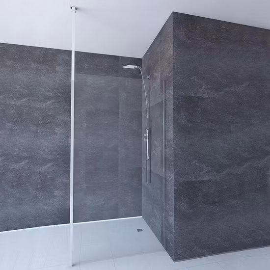 Walk in Shower Door Screen Tempered Glass 8mm Framed Shower Enclosure