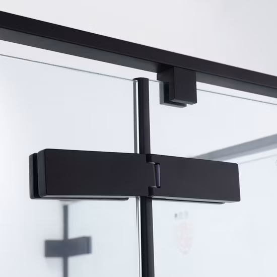 China Supplier Diamond Shape Frameless Hinge Door Bathroom Shower Enclosure