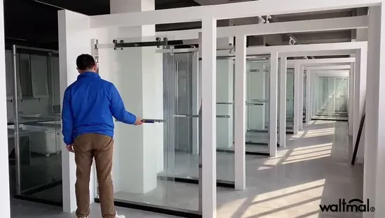 SGCC ANSI Certificates Glass Soft Closing Sliding Shower Door Enclosure
